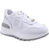 LIU JO BA5043 Amazing White Sneakers Moda per Donna in Pelle Bianca Zeppa Alta (Taglia 39)