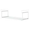 Generic Cestino sotto mensola, scaffale scorrevole, organizer per armadietti, scarpiera retrattile, set di cestini portaoggetti regolabili da appendere per dispensa, corridoio, zona di stoccaggio, armadio