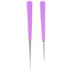 Artibetter Set di 2 Pezzi di Alesatore Perline Alesatore con Punta Diamantata Strumento per Allargare Il Foro Perline per Vetro Plastica Metallo Perline di Legno (Viola)