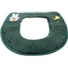 SUPVOX Copriwater in Peluche Caldo per Uso Domestico Cerniera, Maniglia e Retro in Pu, Tappetino WC Morbido Lavabile per Bagno Inverno Colore Casuale Stile Stili Multipli