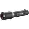 Ledlenser P3Rmini Torcia Tascabile LED, 140 Lumen, Ricaricabile, Portata Luminosa di 100m, autonomia Fino a 6 Ore, con Batteria al Litio, Batteria Inclusa, Stazione di Ricarica e Laccio anticaduta