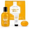 Perlier - Cofanetto Regalo Honey Miel, Bagno Crema 500 ml + Crema Mani 100 ml + Sapone Neutro 125 g, Kit Corpo e Mani con Miele Biologico Italiano 100%, Idea Regalo Made in Italy
