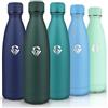 HoneyHolly Borraccia Termica, Senza BPA, Borraccia Palestra, 750ML Acciaio Inossidabile 18/8, Bottiglia Termica A Prova di Perdite, Borraccia Acciaio Inox per Picnic, Outdoor, Sport