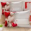 PETTI Artigiani Italiani - Coppia di Federe Cuscino 40x60 cm in Microfibra, Cuscini Arredo Camera da Letto, Divano, Salotto, Set 2 Fodere Copricuscino, Federa Shabby 344, 100% Made in Italy