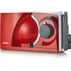 GRAEF. GRAEF MYtiny MT1003 Affettatrice pieghevole Made in Germany, metallo, lama Ø170 mm, taglio 0-15 mm, 170W, per pane, compatta, rossa