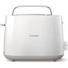 Philips Viva Collection Tostapane, 2 Fette, 8 Impostazioni, Scongelamento e Scalda Brioche Integrato, Leva di Sollevamento, Auto Spegnimento, Bianco (HD2581/00)