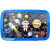 Fackelmann Lunch Box Rettangolare "Space" 2.2L - Portapranzo Grande Bambini in PP con Clip - Ideale Scuola, Pic-nic - Contenitore per merenda, Lavare a Mano, 20x13x8,5 cm