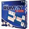 Point Games Rummy Cube - Set Per 6 Giocatori, Gioco Classico Per Famiglie, Età 8+ Con Più Piastrelle, Sei Scaffali, Ideale Per Bambini, Adulti E Serate Di Gioco In Famiglia
