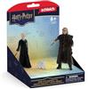 schleich Harry Potter | Malocchio Moody & Draco Malfoy con donnola 14907 | 2 Figure articolate con Animale | Decorazione o Figure da Collezione | Idea Regalo per Bambini dai 6 Anni | Set da 3 Pezzi