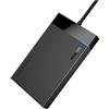UGREEN Case Esterno per Disco Rigido USB 3.0, Enclosure Hard Disk 2.5" con UASP 5Gbps, Custodia SSD SATA da 9,5mm/ 7mm HDD, Compatibile con WD Toshiba Seagate Hitachi e con Cavo 30cm