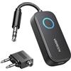 UGREEN aptX Adattatore Bluetooth Aereo Trasmettitore Ricevitore 5.3 Jack Audio da 3,5 mm 2 in 1 per Aereo Altoparlante Auto Cuffie Amplificatore TV Mobile PC