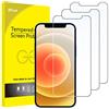 JETech Pellicola Protettiva per iPhone 12/12 Pro 6,1 Pollici, Vetro Temperato, Pacco da 3