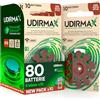 Udivita 80 Batterie per Apparecchi Acustici Misura 312 Udirmax Pile PR41 Marroni Eco Pack Zinco-Aria Sonar MicroFusion Core Design Affidabili Stabili Potenti - 8 Blister Ecologici da 10 Pile