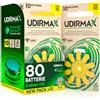 Udivita 80 Batterie per Apparecchi Acustici Misura 10 Udirmax Pile PR70 Gialle con Tecnologia Dynamic Sonar Zinco-Aria 1,45V Eco Pack - 8 Blister Ecologici da 10 Pile