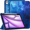 EasyAcc Cover Custodia Compatibile con iPad Air 11 Pollici M4/M3/M2 (2026/2025/2024), iPad Air 5/4 (Modello 2022/2020, 5a/4a Generazione), Supporta Ricarica Magnetica di iPencil,Stella blu