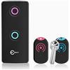 Esky Trova Chiavi, Versione Slim Localizzatore Chiavi LED Trasmettitore Wireless Localizzatore per Chiavi con 2 Ricevitori RF Localizzatore per Animali Domestici Chiavi o Portafogli una Buona