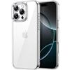 JETech Cover per iPhone 16 Pro 6,3 Pollici, Anti Ingiallimento Antiurto Cellulare Paraurti Custodia, Anti-Graffio Retro Trasparente (Trasparente)