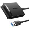 UGREEN Adattatore SATA USB 3.0 per SSD HDD 3.5" 2.5" 12TB, Cavo Supporta UASP Riposo Automatico, Compatibile with WD Toshiba Seagate Hitachi