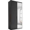 AVANTI TRENDSTORE Piombino - Armadio 2-3 ante battenti di qui 1 a specchio con ripiani asta per vestiti e un piccolo comò interno Dimensioni: LAP101,7x225x52cm (2 Ante) LAP 151,7x225x52cm (3 Ante)