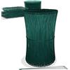 Heimfleiss® Filo di ferro verde 1,4 x 100-300 mm (1000 pezzi) - fil di ferro verde per cemento rivestito in PVC - legacci con occhiello per tiralegacci - legacci per chiusura sacchi