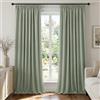 Deconovo Tende Oscuranti per Interni con Fettuccia - 3 Modi di Montaggio, Tessuto Termico Morbido per Camera da Letto e Soggiorno, Certificato OEKO-TEX, 2 Pannelli 140x230 cm, Verde Salvia