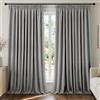 Deconovo Tende Oscuranti per Interni con Fettuccia - 3 Modi di Montaggio, Tessuto Termico Morbido per Camera da Letto e Soggiorno, Certificato OEKO-TEX, 2 Pannelli 300x220 cm, Grigio Tortora Chiaro