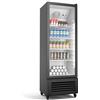 KLARSTEIN Frigorifero per Bevande GrandCooler 270L - Frigorifero per Bevande con Porta a Doppio Vetro, Illuminazione a LED, termostato Meccanico, 4 Ripiani, da 0°C a 10°C, 4 Ruote