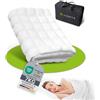 Juskys Coperta ponderata 135x200 - Anti-stress terapeutica con perle di vetro - cotone e microfibra - per adulti con disturbi del sonno - 7 kg
