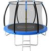Monzana Trampolino Elastico Ø 244cm Certificato TÜV Rheinland GS Set Completo Rete Interna Bambini