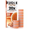 Udivita 20 Capsule Deumidificanti per Apparecchi Acustici UdiDry Caps 5g 31mm con Gel di Silice Anti Umidità di Alta Qualità - Capsule Essiccanti con Indicatore di Colore per Asciugatura Protesi Acustiche