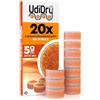 Udivita 20 Capsule Essiccanti per Apparecchi Acustici UdiDry Caps 5g 31mm Assorbi Umidità con Indicatore di Colore - Capsule Deumidificanti con Gel di Silice di Alta Qualità Anti Umidità per Asciugatura