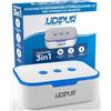 Udivita Udipur Dispositivo di Asciugatura e Sanificazione UV per Apparecchi Acustici con Ricarica USB Type C Temperatura fino a 50°C - 110x90x40mm