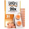 Udivita 20 Capsule Essiccanti per Apparecchi Acustici UdiDry Caps 3g 31mm con Indicatore di Colore - Capsule Deumidificanti Assorbi Umidità con Gel di Silice di Alta Qualità per Contenitori di Asciugatura