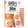 Udivita 20 Capsule Essiccanti per Apparecchi Acustici UdiDry Caps 3g 31mm Anti Umidità con Gel di Silice di Alta Qualità - Capsule Deumidificanti Assorbi Umidità con Indicatore di Colore per Protesi Acustiche