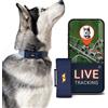 PAJ GPS PAJ Tracker GPS Cani 4G, Allarme Fuga, Monitoraggio Real Time - 3 Mesi Abbonamento Premium Incluso, Fino 10gg in MOD. Risp. Batteria, Suoni Richiamo, 100% Impermeabile, per Tutti i Collari - Blu