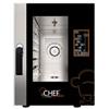 Forno Per Ristorante Professionale Elettrico Digitale 6 Teglie GN 1/1 (53x32,5 cm) a Vapore Diretto Compatto
