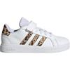 adidas Unisex - Bambini Grand Court 2.0 Shoes Children, Cloud White/Magic Beige/Matte Gold, 31 1/2 EU