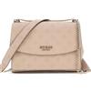 GUESS Phoebe Convertible Xbody Flap Bag Simply Taupe Logo