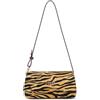 GUESS Domitilla Flap Shoulder Bag, Borsa a Tracolla Donna, Zebra, Taglia Unica