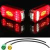 ETUKER Kit Fanali Posteriori Rimorchio LED 12/24v 7Funzione Fendinebbia Posteriore/Luce Retromarcia/Luci Targa