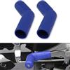 REWOLFNUS 2 protezioni universali in gomma antiscivolo per leva del cambio, copertura per pedale del cambio, per tutte le moto (blu)