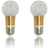 Linqzxz 2 Pezzi Lampadine LED E27 5W 3000K Luce Calda,Lampada LED E27,Lampadine LED Decorative,Lampada LED a Risparmio Energetico 85-265V, Senza Sfarfallio per Lampada a Sospensione, Cucina, Ufficio (B013)