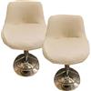 HHONGWYT Coprisedie Fodere per Sgabelli da Bar Con Schienale 26cm Moderne Curvo 2/4 Pezzi Copri Sgabello Cucina Copertura Girevoli Alto Elasticizzato,#10,2PCS