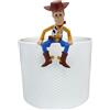 Christmas Inspirations - Vaso decorativo in legno a forma di ciondolo con figurina di Woody di Toy Story - Vaso Disney Polyresin da 10 cm, ideale per appendere, idea regalo per i fan, per balcone e