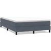 IKAYAA Struttura Letto Matrimoniale 160x210 Rete Matrimoniale con Doghe in Legno per Adulti, Bambini e Teenager, Altezza 25 cm -Grigio scuro-160 x 210 cm/25 cm