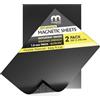 The Magnet Shop TMS - Fogli magnetici autoadesivi | per fustelle magnetiche, artigianato, auto, taxi, veicoli, segnaletica e uso esterno | extra adesivo, forte e flessibile per veicoli (spessore 1,0 mm, foglio A4, 2)