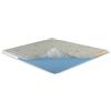 MUUN - Topper Piazza e Mezza 120x190, Alto 7 cm, in Memory Foam Liscio, Coprimaterasso Ipoallergenico, Morbido e Traspirante, Sfoderabile e Lavabile, con Aloe Vera e 4 Elastici per un Fissaggio Facile