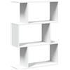 vidaXL Libreria divisoria a 3 Ripiani Bianca 70x24x97 cm in Legno