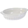 Guardini, Pirofila da forno ovale 22x14 cm, Ceramica, Adatta per forno tradizionale e microonde, Bianco, Linea Ceramica