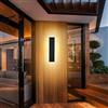 AOLED Applique Da Parete A LED Per Esterni/interni Appliques Lunga , Ip67 Impermeabile Lampada A Muro Lega Di Alluminio Nero Luce Per Esterni Moderna Luci Da Parete Per Giardino, Villa, Luce Calda,30*5cm